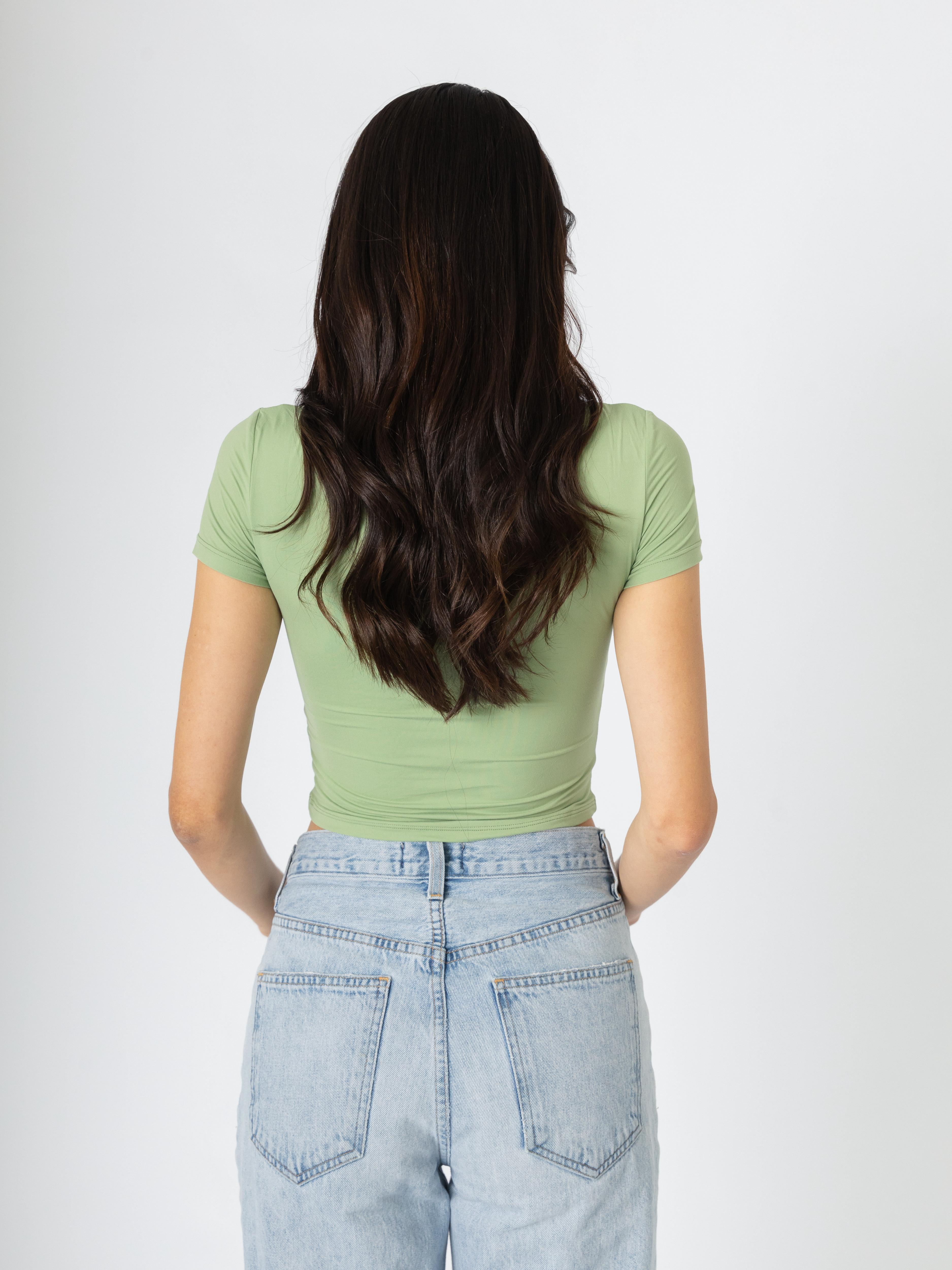 Essential Tight T-shirt Pistachio