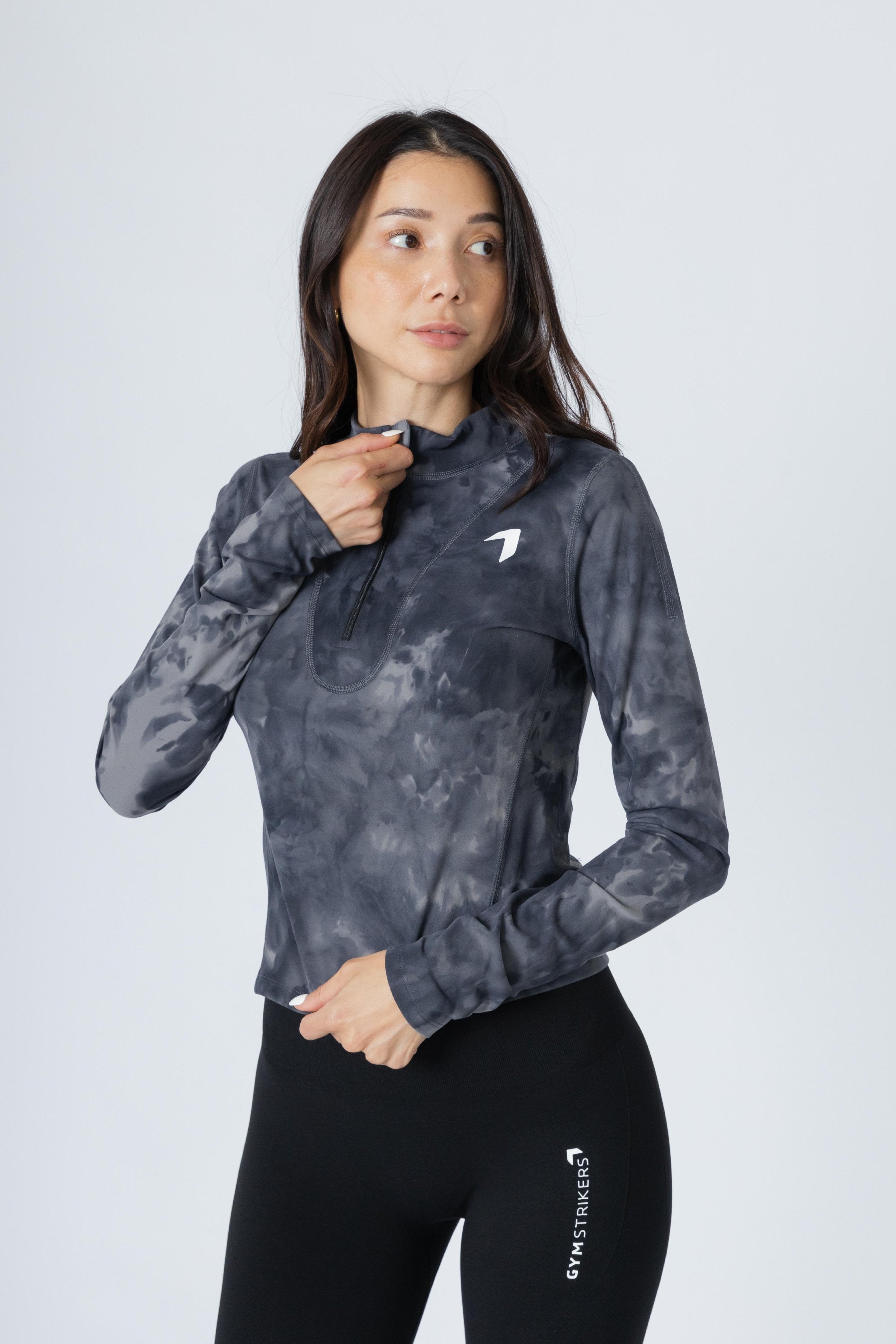 Long Sleeve Henley Shirt Asphalt Grey