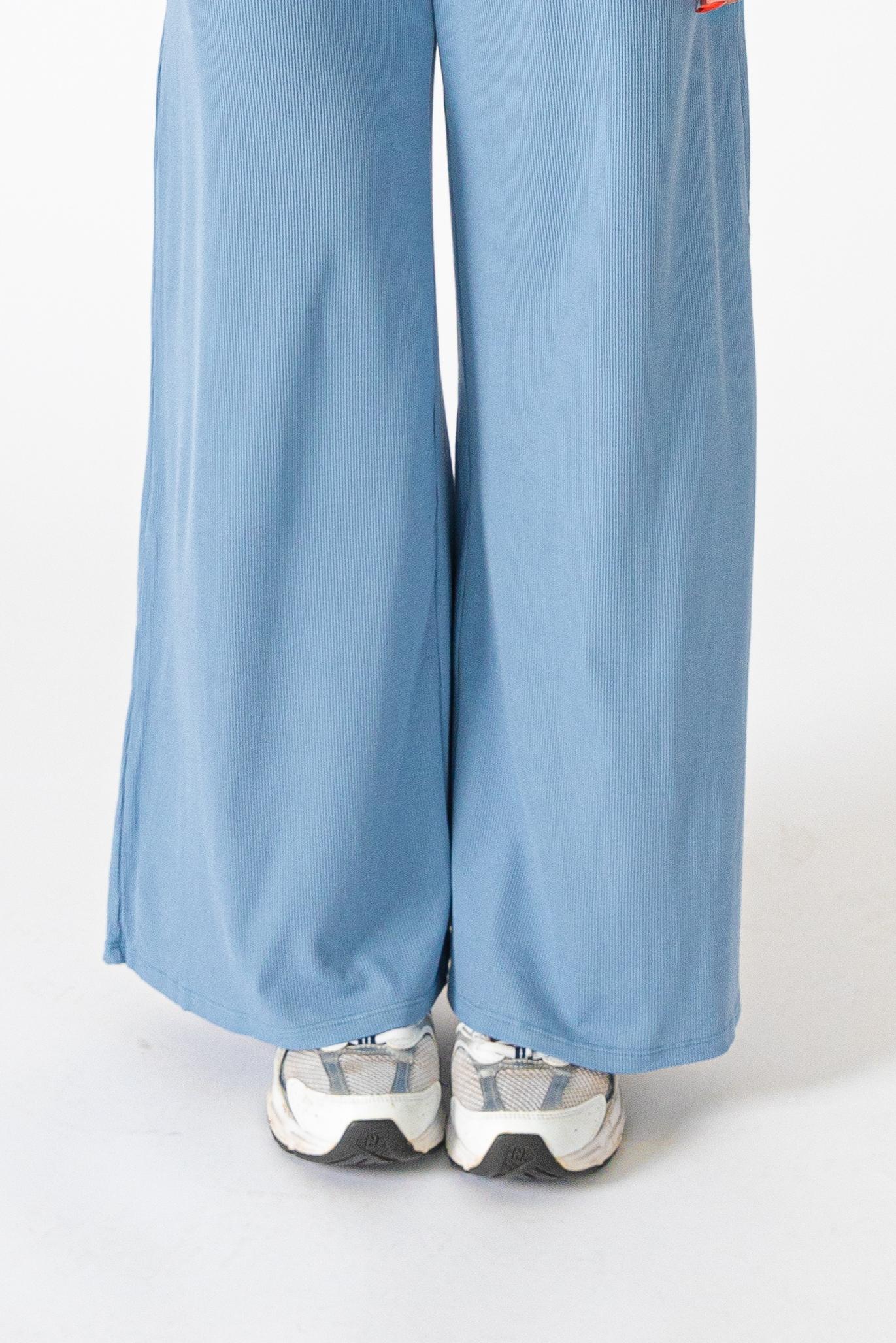 Rest Day Flare Pants Sky Blue