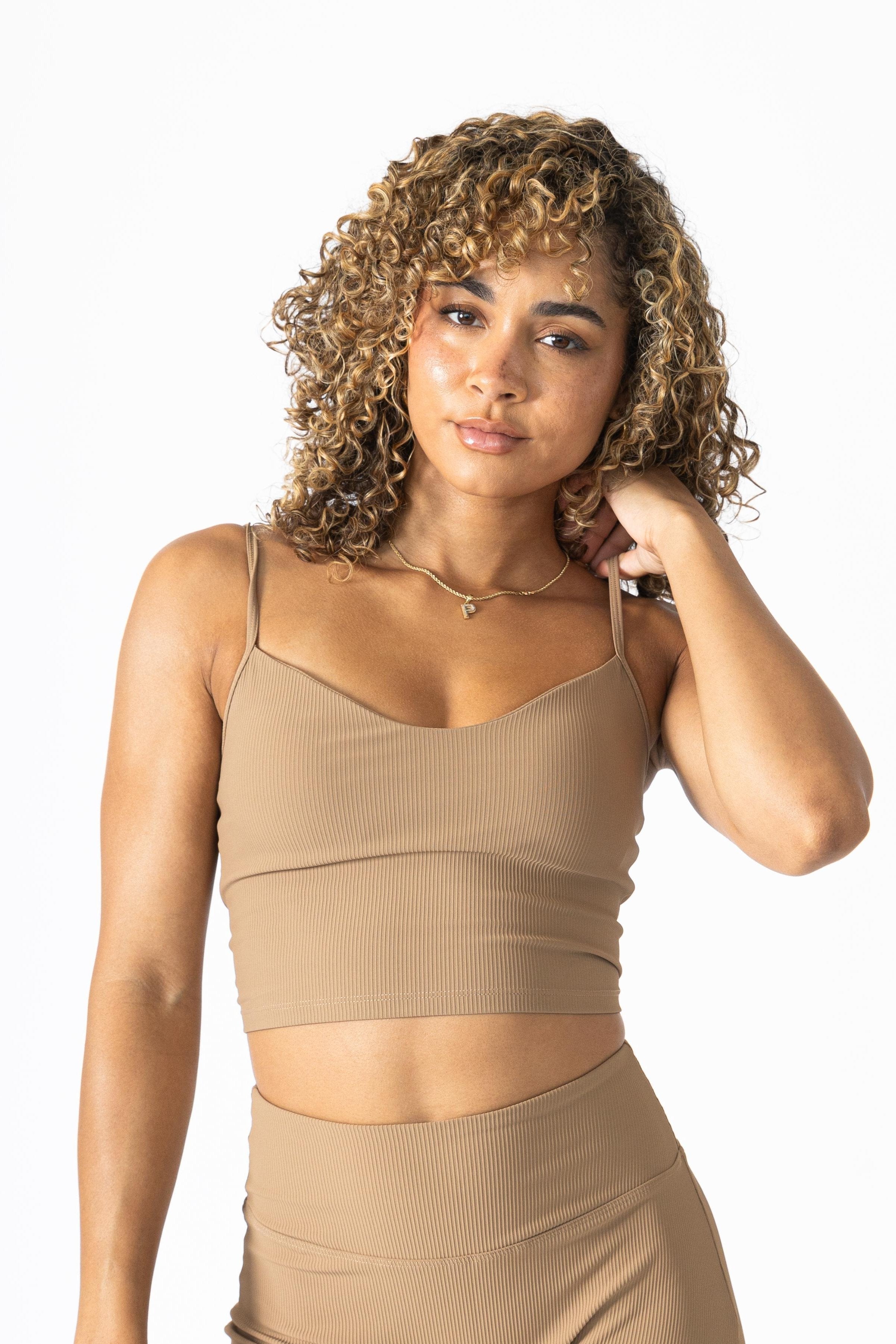 Aura Flair High Waist Pants Creme