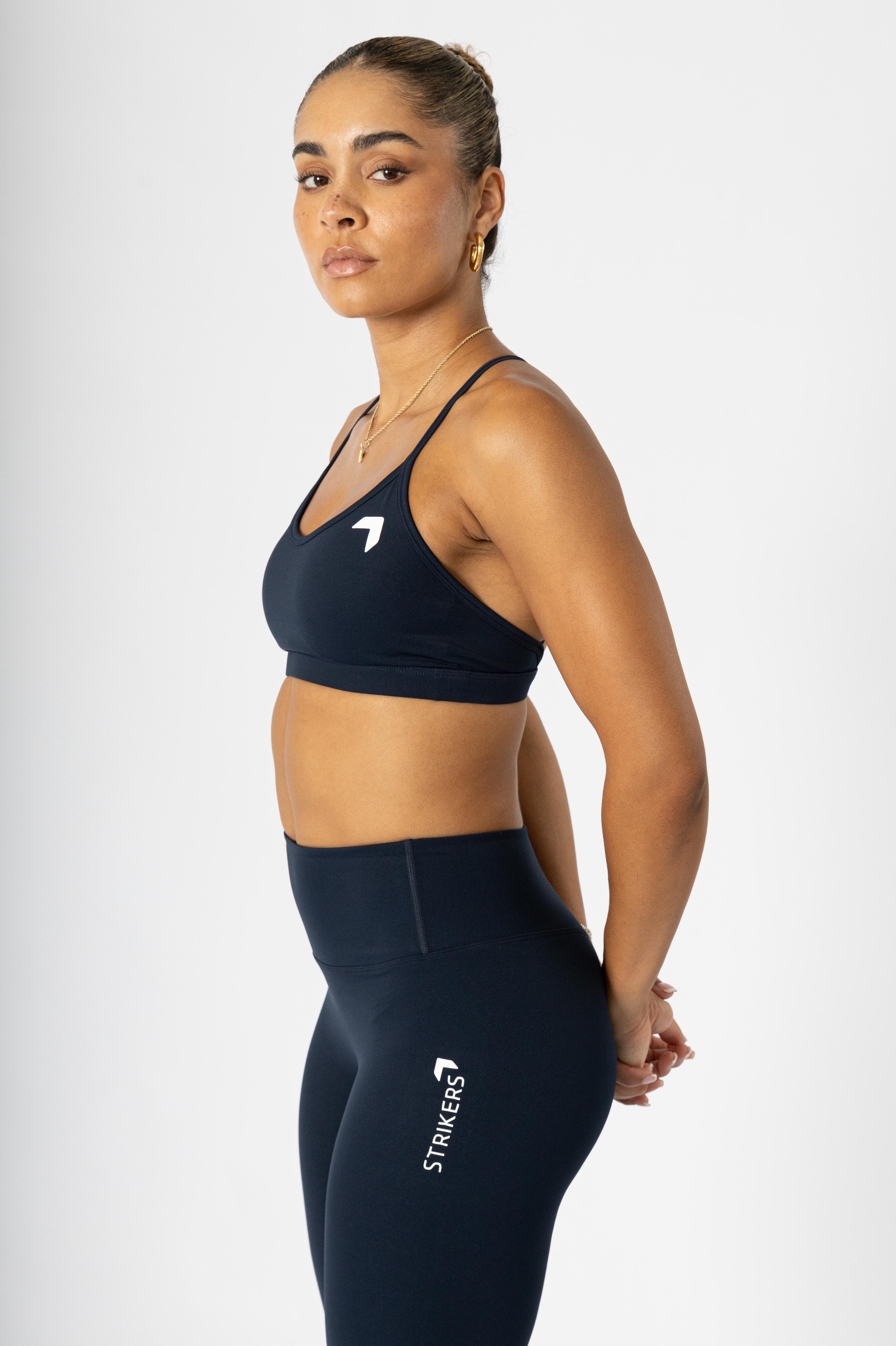 Soft Active Sports Bra + Shrug Navy