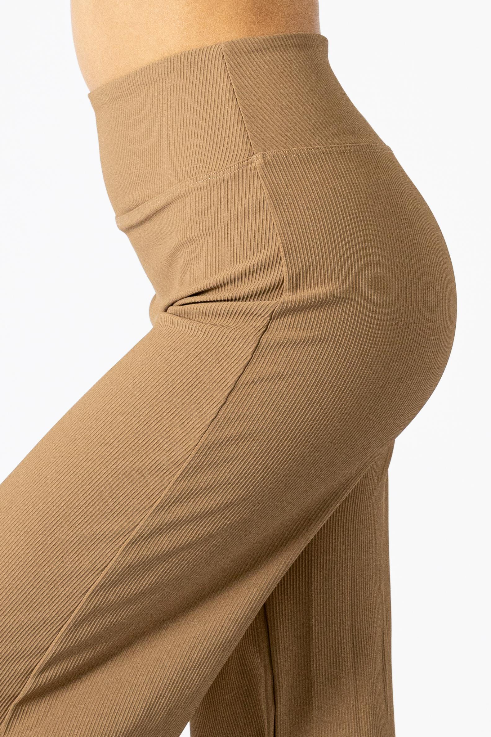 Aura Flair High Waist Pants Creme