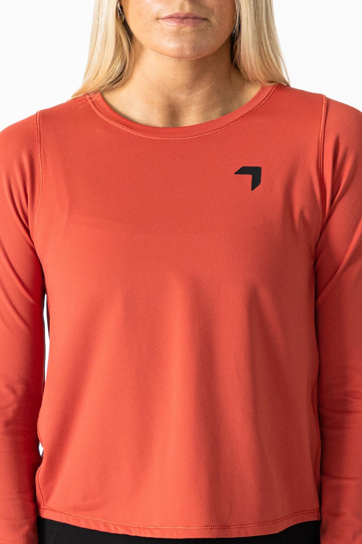 Oversized Long Sleeve Shirt Red