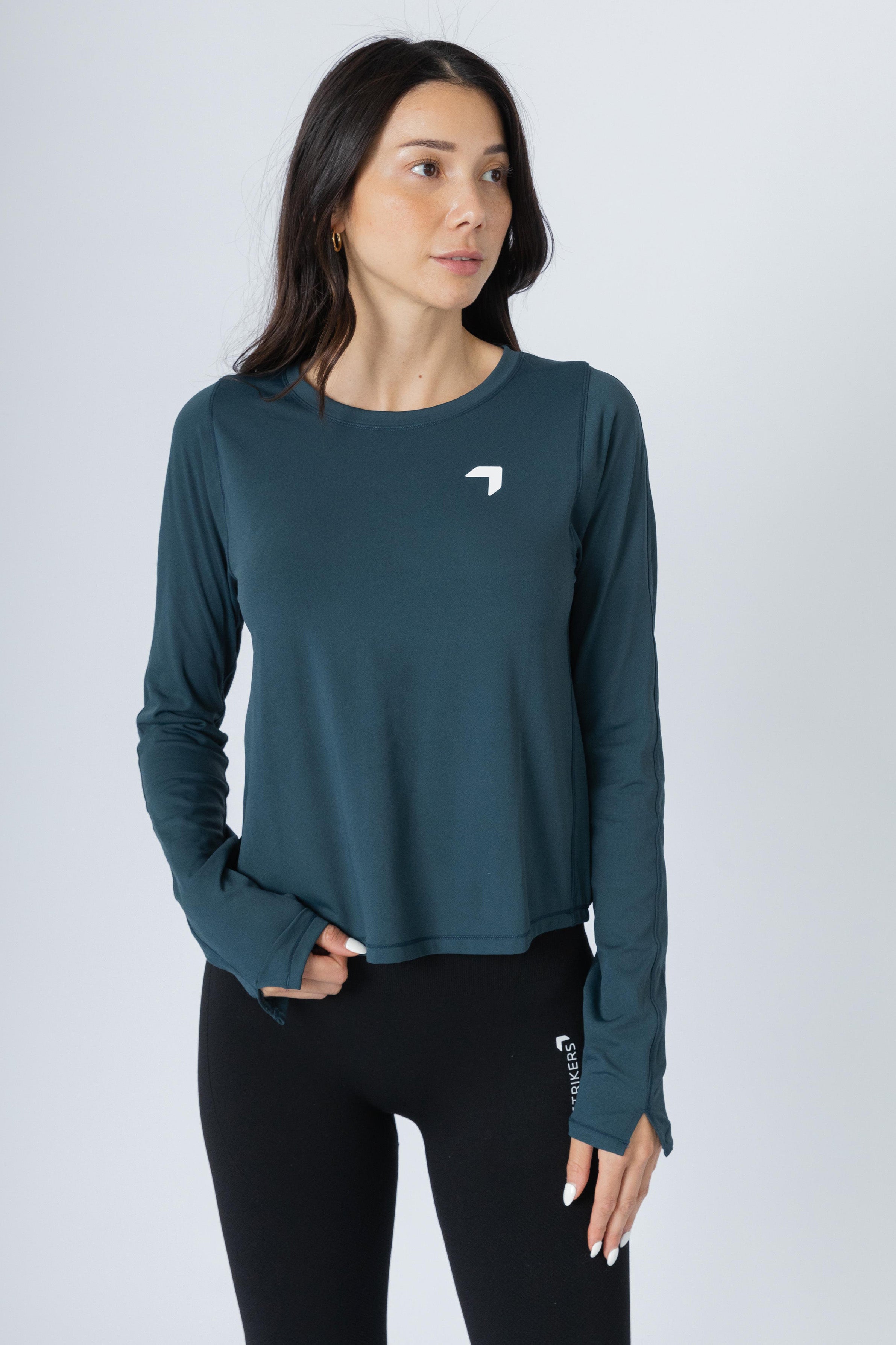 Oversized Long Sleeve Shirt Dark Camo Green