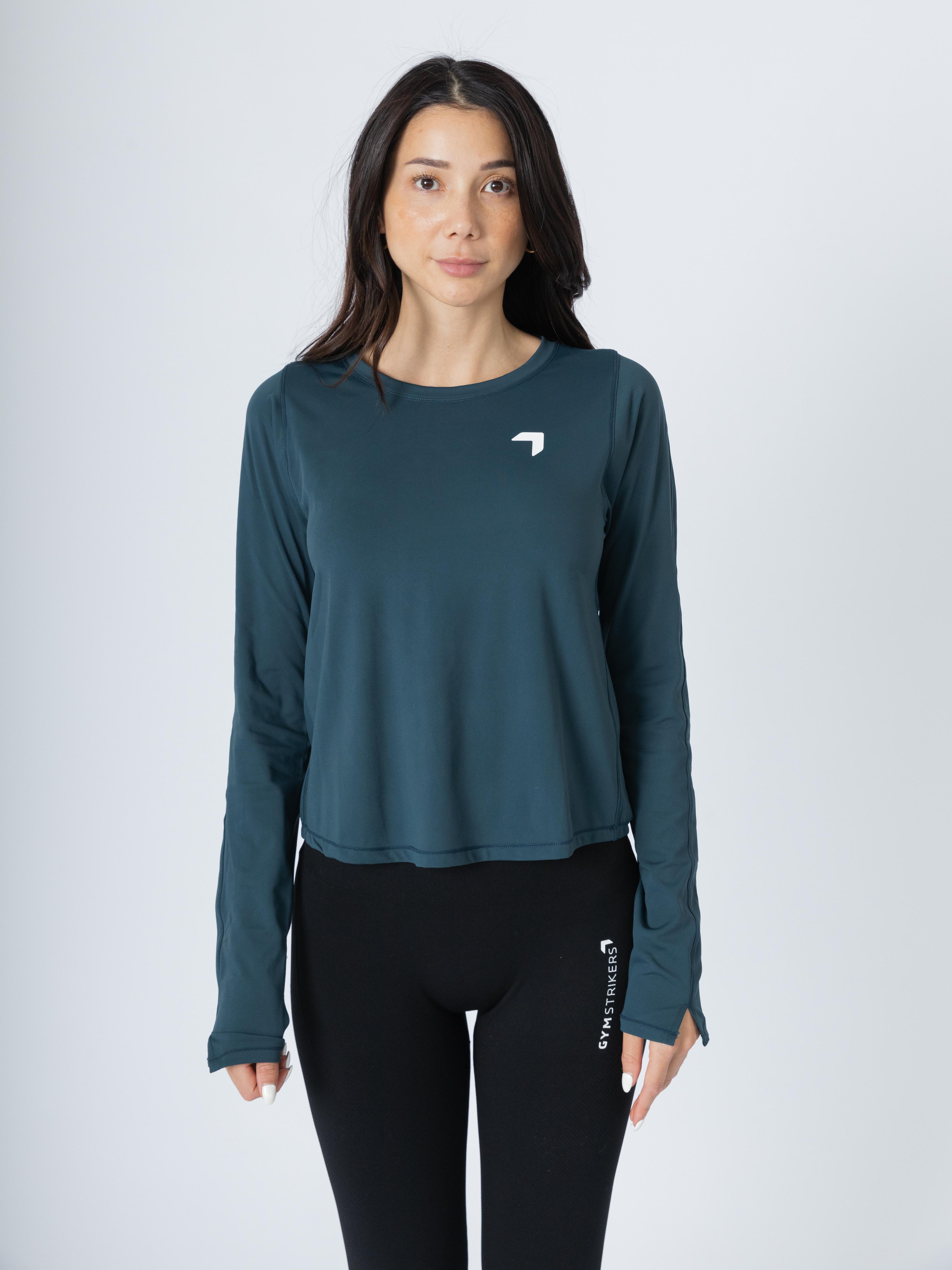 Oversized Long Sleeve Shirt Dark Camo Green