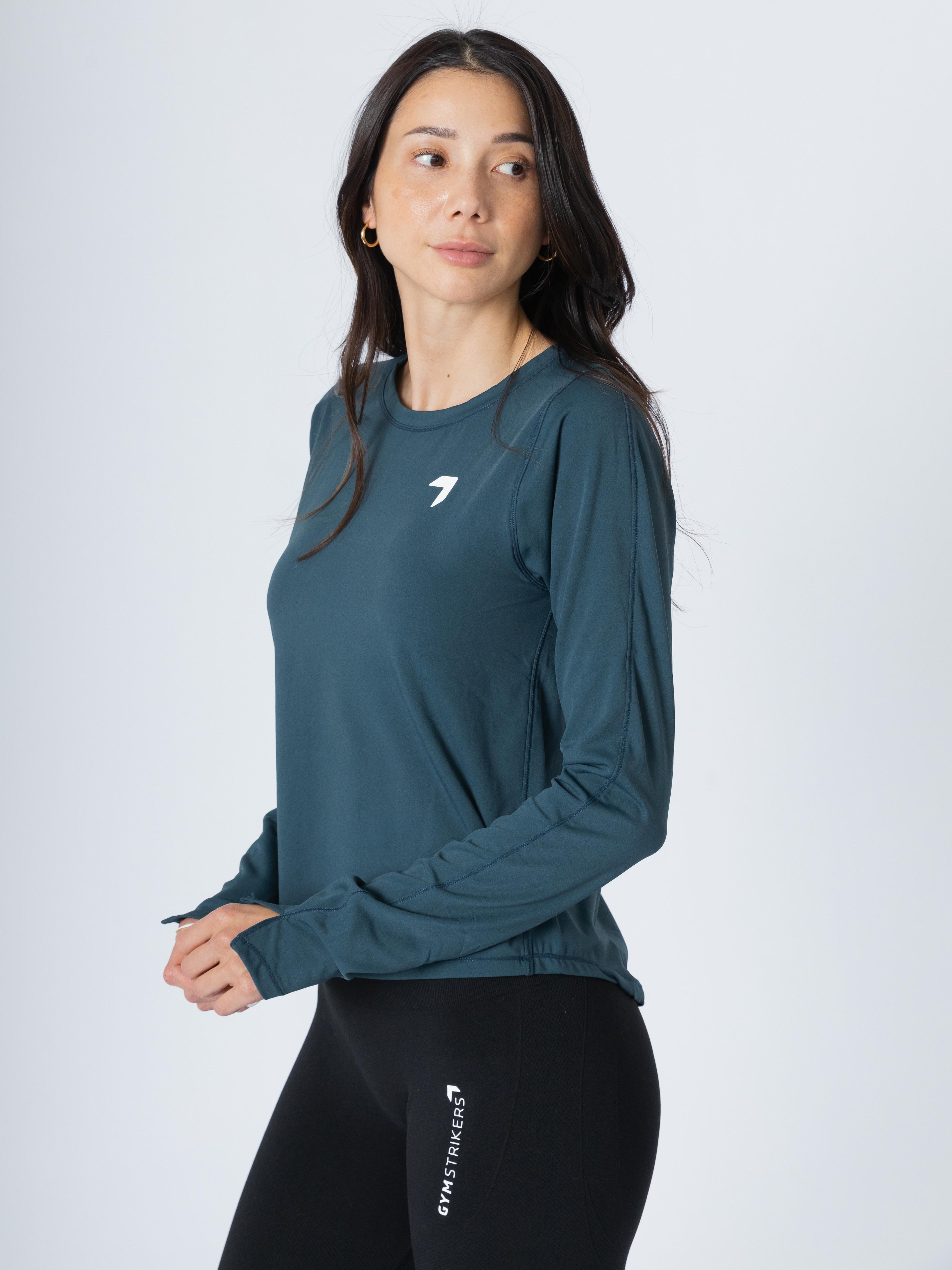 Oversized Long Sleeve Shirt Dark Camo Green