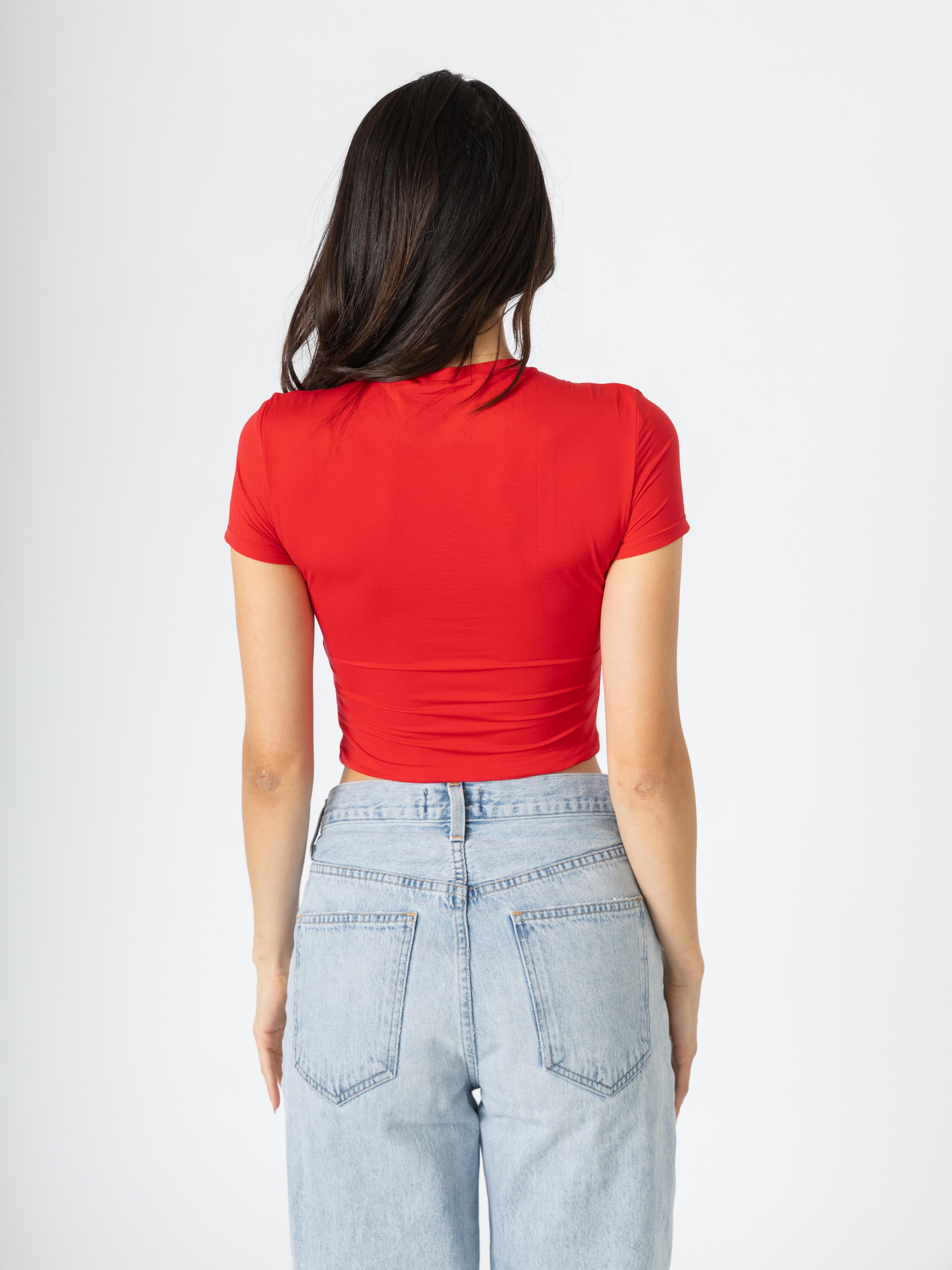 Essential Tight T-shirt Red
