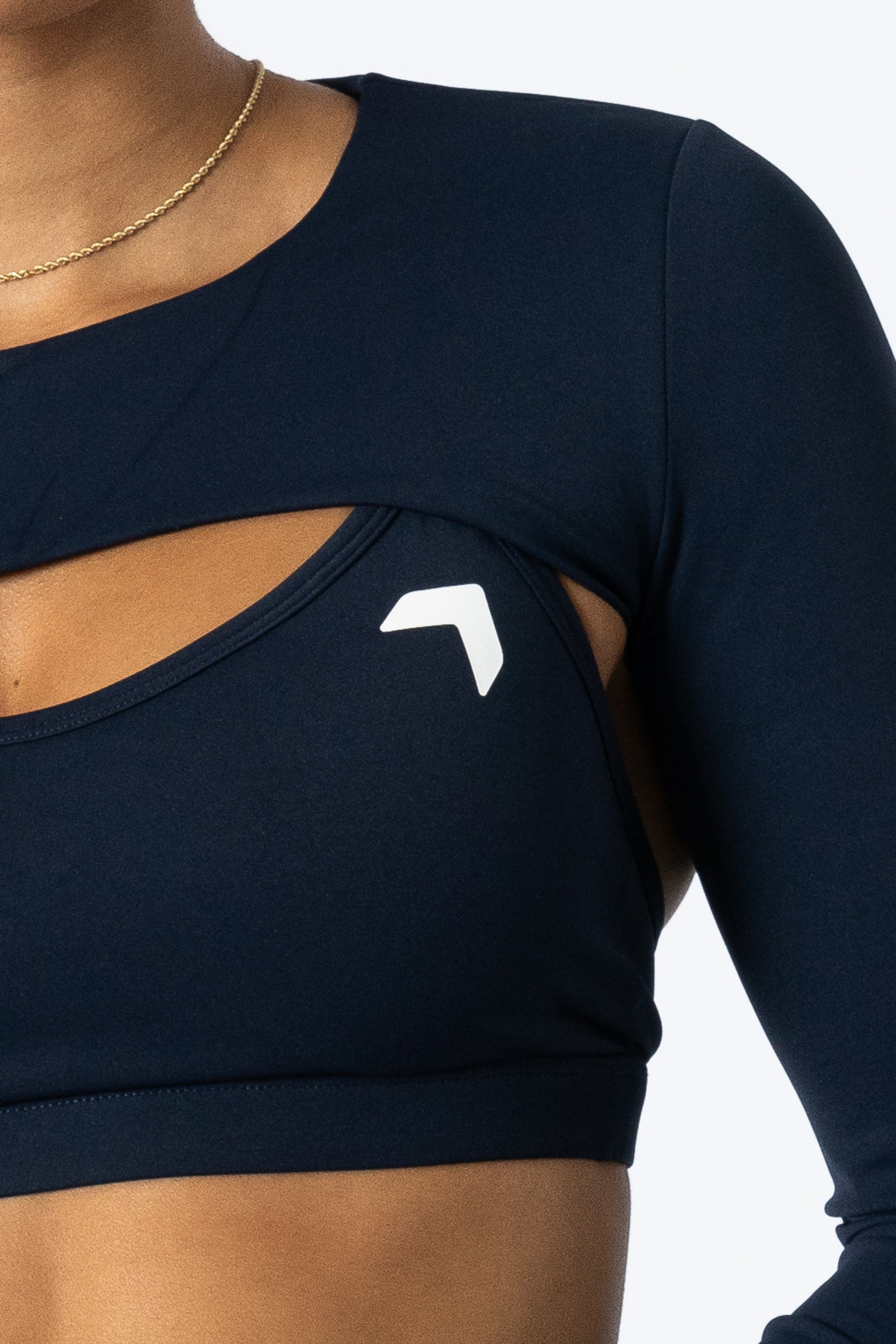 Soft Active Sports Bra + Shrug Navy
