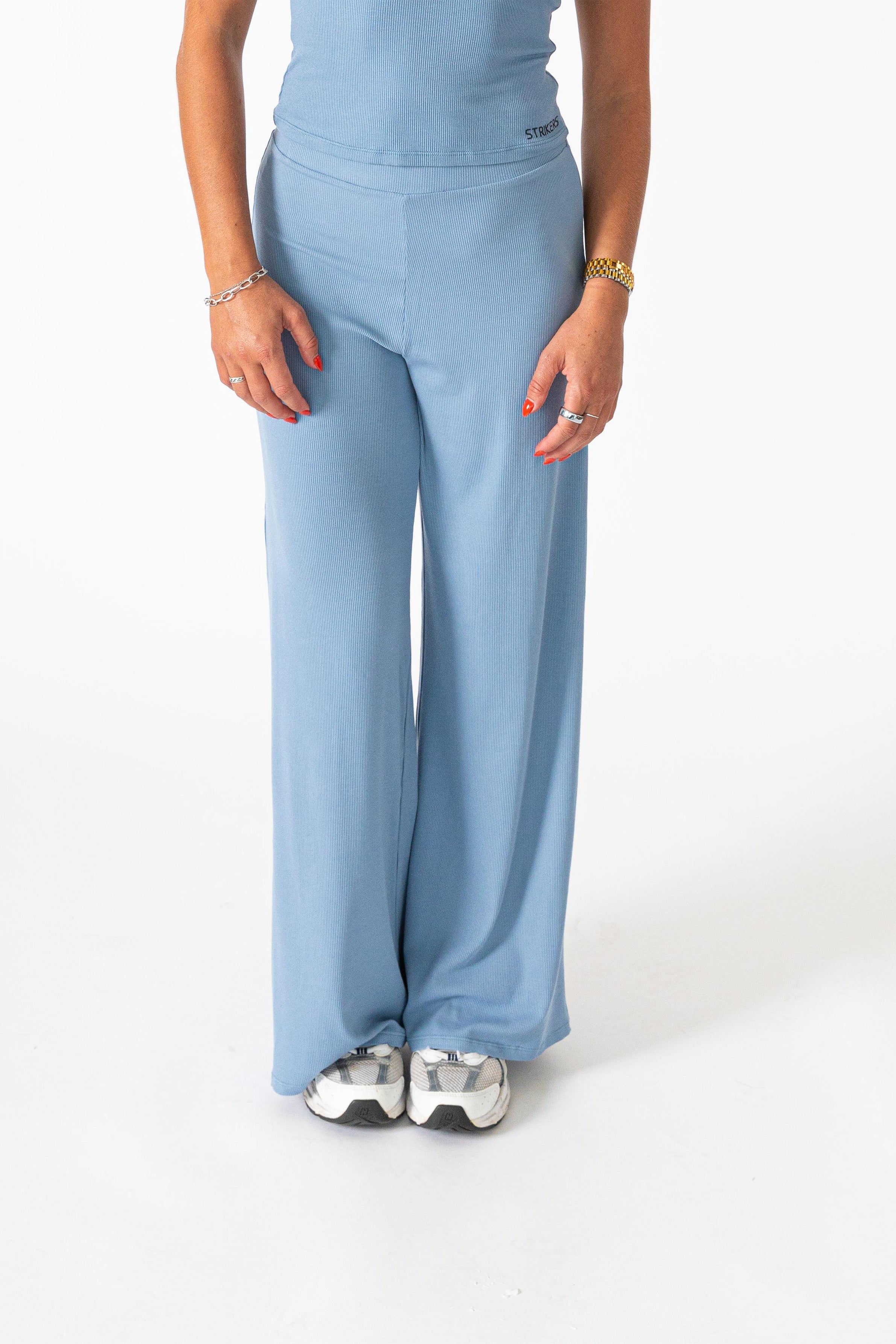 Rest Day Flare Pants Sky Blue