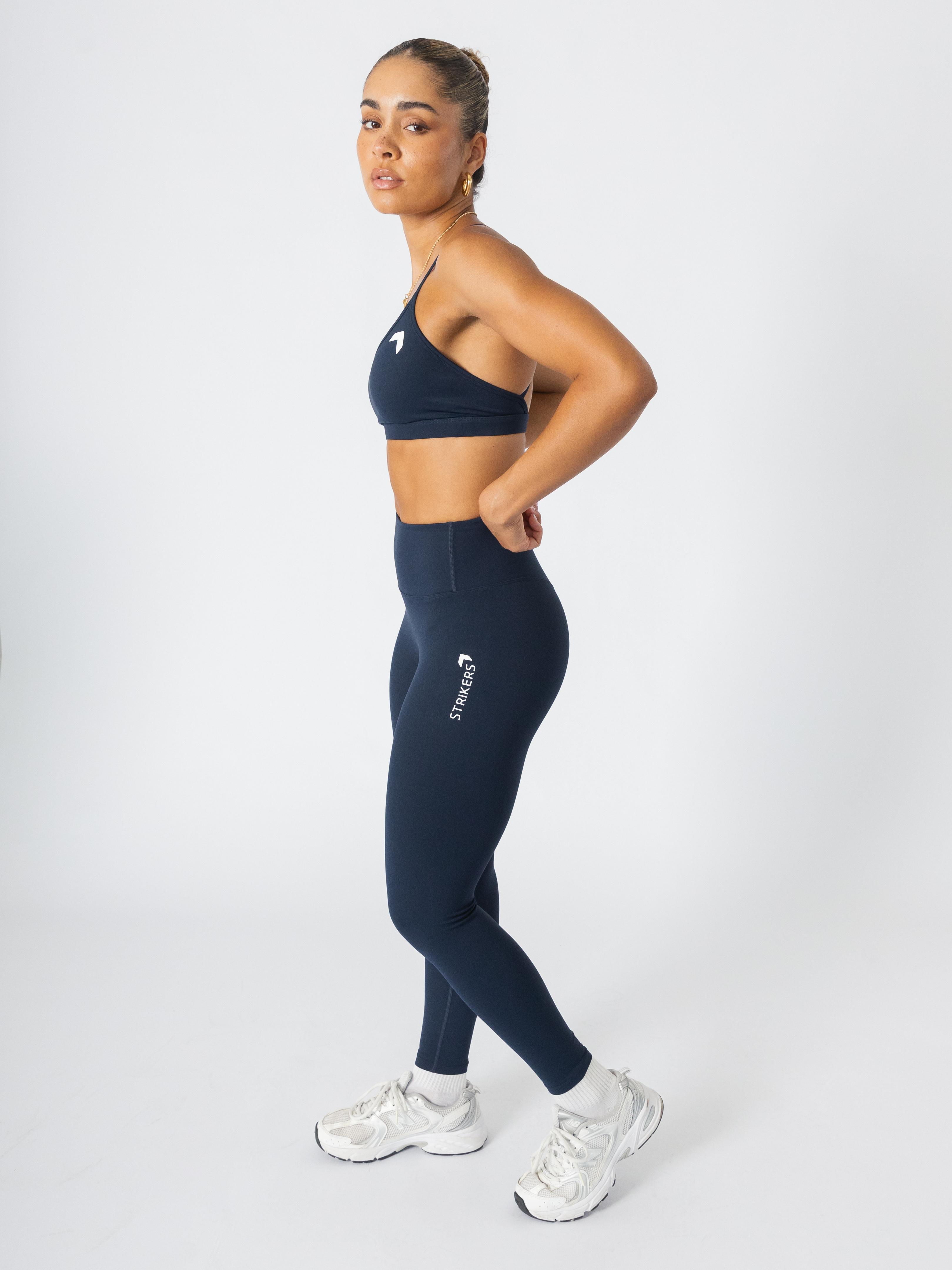 Soft Active Sports Bra + Shrug Navy