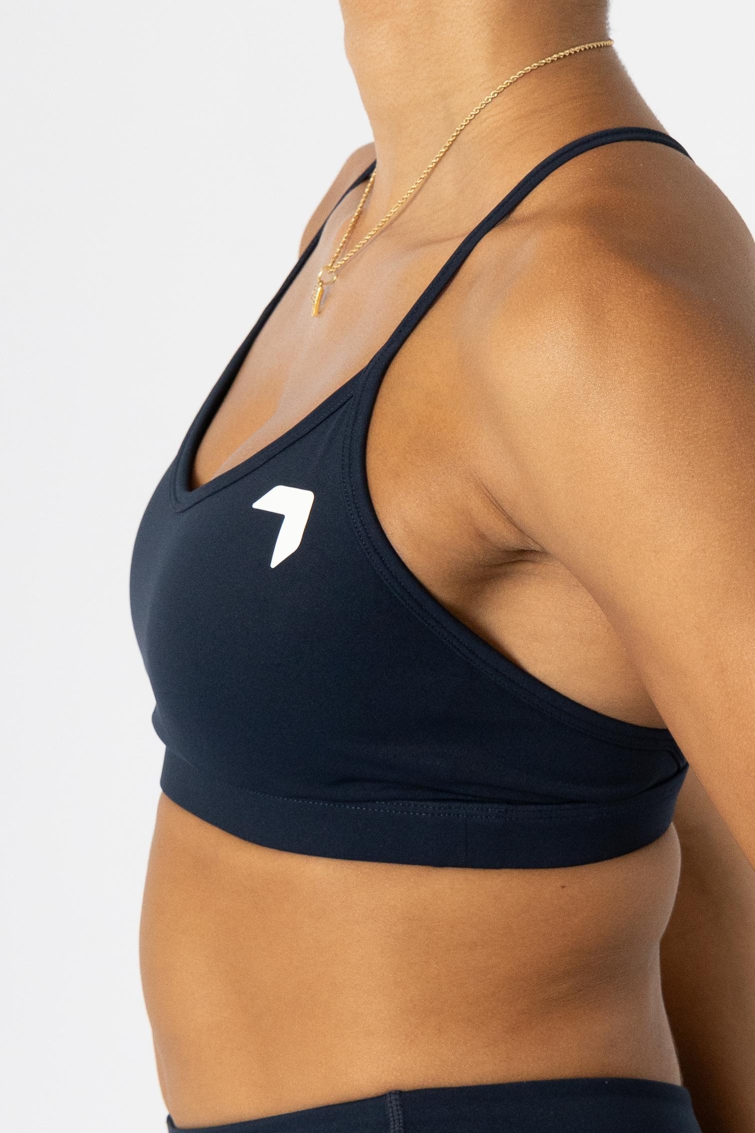 Soft Active Sports Bra + Shrug Navy