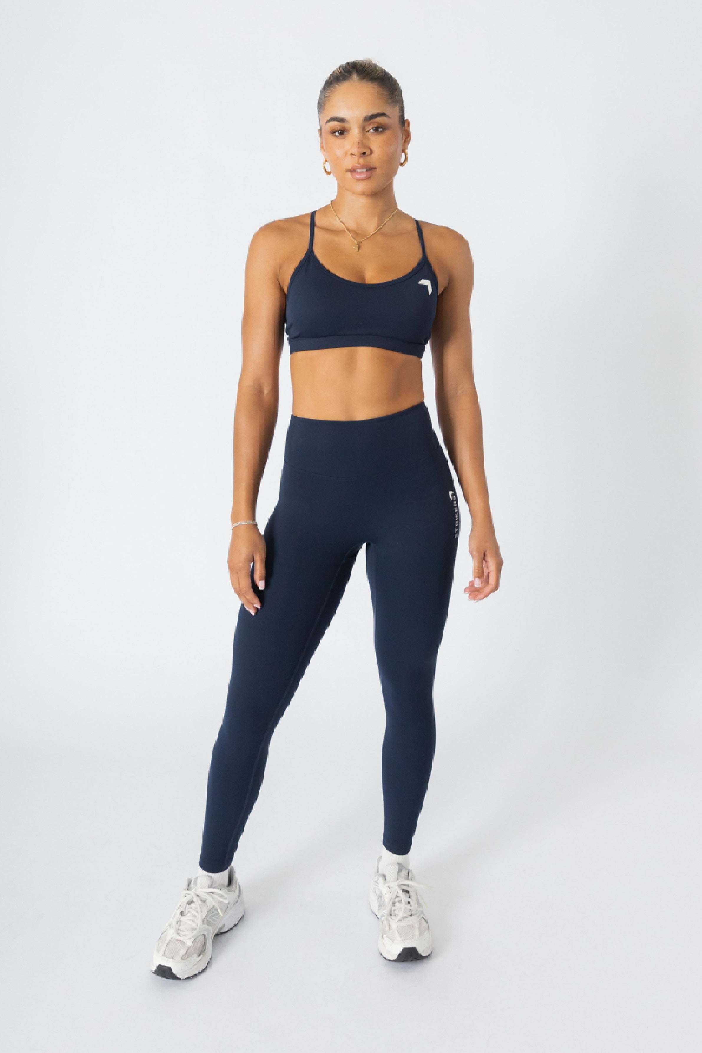 Soft Active Sports Bra + Shrug Navy